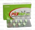 Piomet Tab 15mg/850mg 14's
