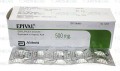 Epival Tab 500mg 10x10's