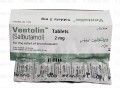 Ventolin Tab 2mg 100's