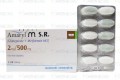 Amaryl M SR Tab 2mg/500mg 3x10's