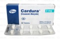 Cardura Tab 2mg 10's