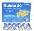 Nuista Tab 20mg 14's