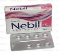 Nebil Tab 2.5mg 14's