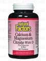 Calcium & Magnesium Citrate with Vit D Tab 90's