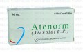 Atenorm Tab 50mg 2x7's