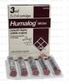 Humalog Lispro Inj 100u/ml 5cartiridgesx3ml
