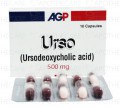 Urso Cap 500mg 10's