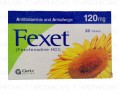 Fexet Tab 120mg 20's