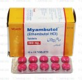 Myambutol Tab 400mg 10x10's