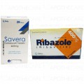 Package of Savera Tab 400mg 28's + 6 Pack Xolox Tab 500mg 10's