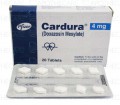 Cardura Tab 4mg 20's