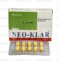 Neo-Klar Tab 500mg 10's