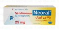 Sandimmun Neoral Cap 25mg 50's