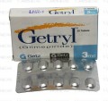 Getryl Tab 3mg 2x10's