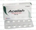 Acelish Tab 100mg 1x10's