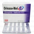 Orinase-Met??Tab 1mg/500mg 30's