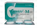 Gpride-M SR Tab 2mg/500mg  30's