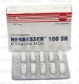 Herbesser SR Cap 180mg 10's