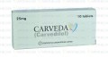 Carveda Tab 25mg 10's