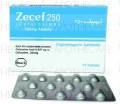 Zecef Tab 250mg 14's