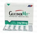 Gluconormet Tab 2mg/500mg 30's