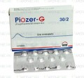 Piozer-G Tab 30mg/2mg 14's
