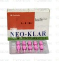 Neo-Klar Tab 250mg 10's