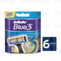 Gillette Blue 3 Blades - 6 cartridges