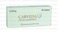 Carveda Tab 6.25mg 3x10's