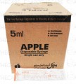 Apple Disposable Syringe 5ml 100's