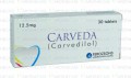 Carveda Tab 12.5mg 3x10's