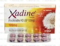 Xadine Tab 120mg 10's